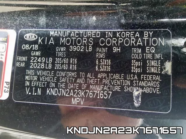 KNDJN2A23K7671657 фото 2