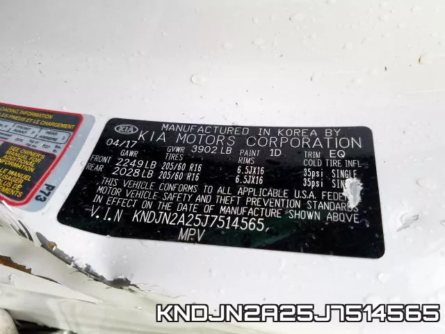 KNDJN2A25J7514565 фото 2