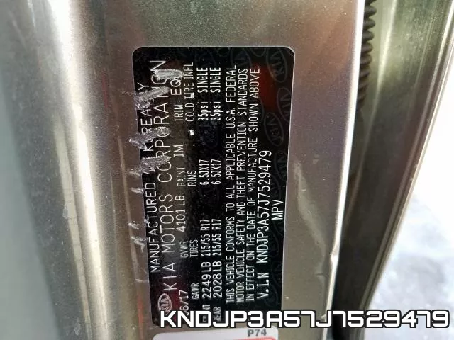 KNDJP3A57J7529479 фото 2