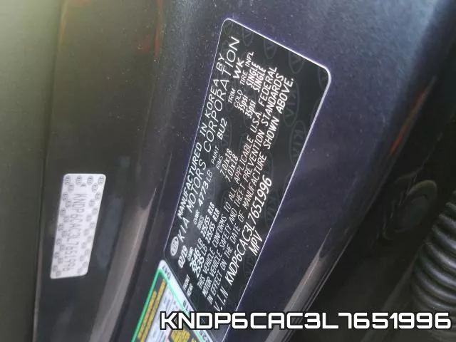 KNDP6CAC3L7651996 фото 2