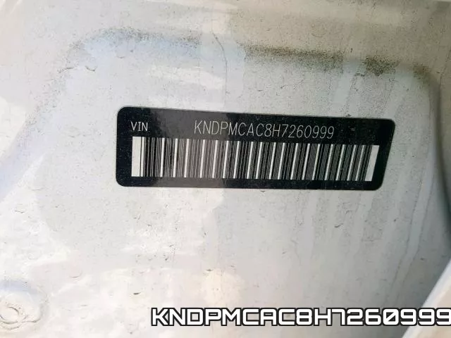 KNDPMCAC8H7260999 фото 2