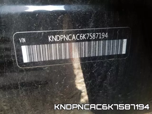 KNDPNCAC6K7587194 фото 2