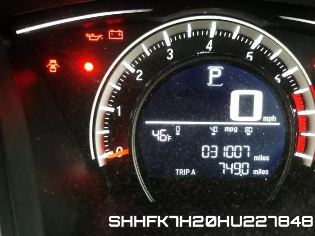 SHHFK7H20HU227848 фото 9