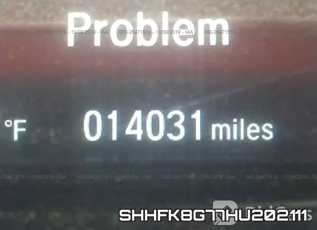 SHHFK8G77HU202111 фото 8