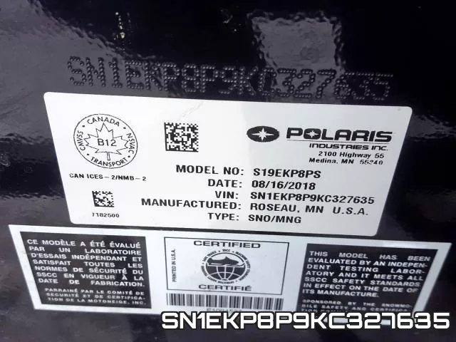 SN1EKP8P9KC327635 фото 2