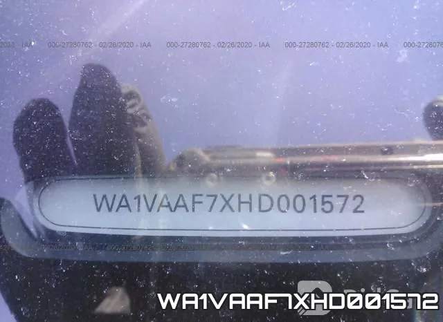 WA1VAAF7XHD001572 фото 10