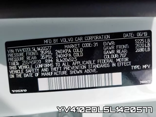 YV4102DL5L1420577 фото 2