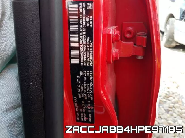 ZACCJABB4HPE97185 фото 2