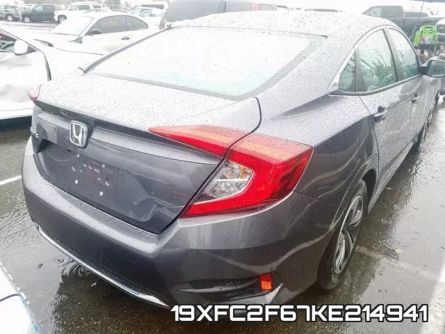 19XFC2F67KE214941 фото 5
