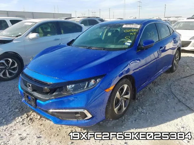 19XFC2F69KE025384 фото 3