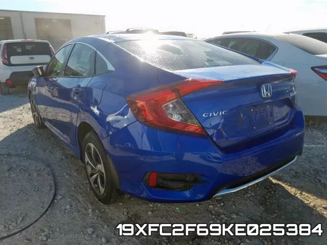 19XFC2F69KE025384 фото 4