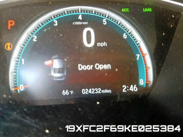 19XFC2F69KE025384 фото 9