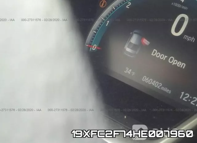 19XFC2F74HE007960 фото 8