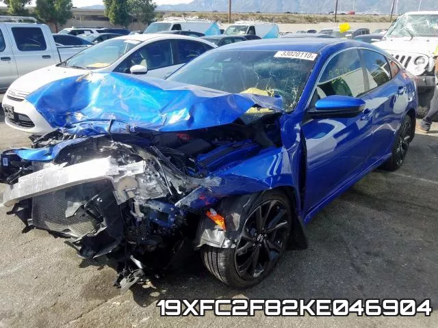 19XFC2F82KE046904 фото 3