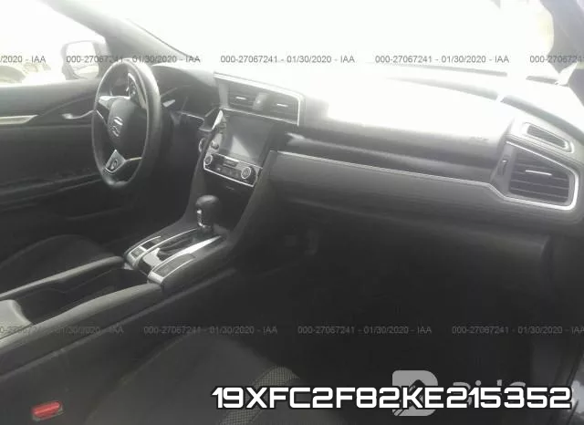 19XFC2F82KE215352 фото 6