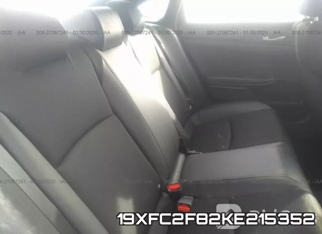 19XFC2F82KE215352 фото 9