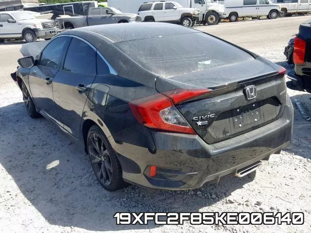 19XFC2F85KE006140 фото 4