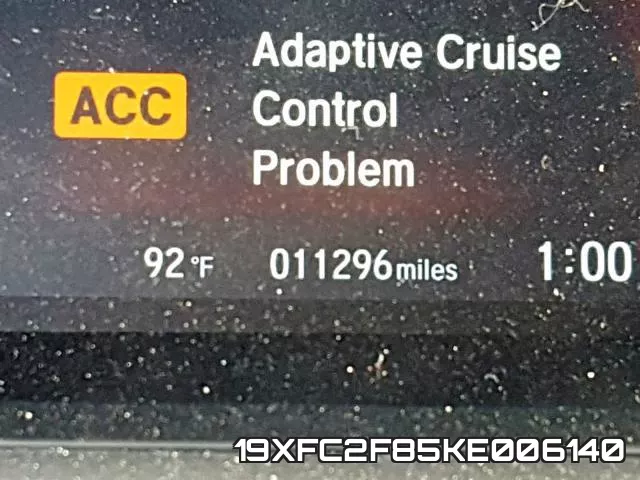 19XFC2F85KE006140 фото 9