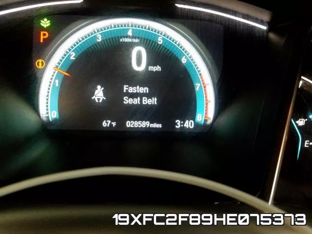 19XFC2F89HE075373 фото 9