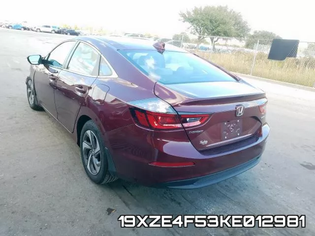 19XZE4F53KE012981 фото 4