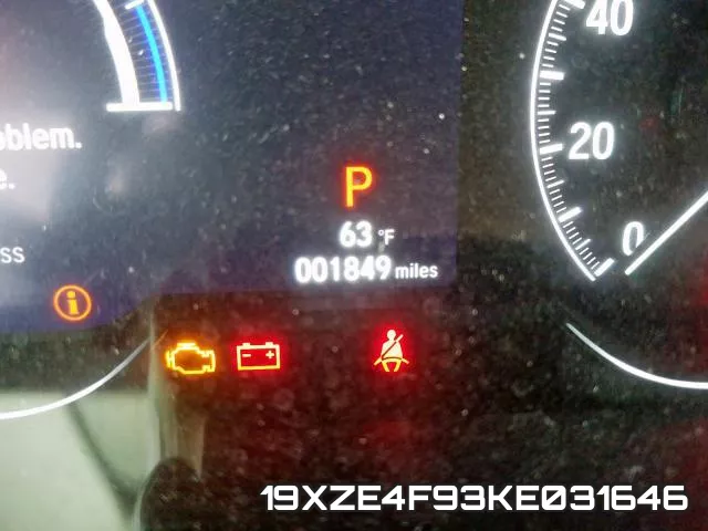 19XZE4F93KE031646 фото 9