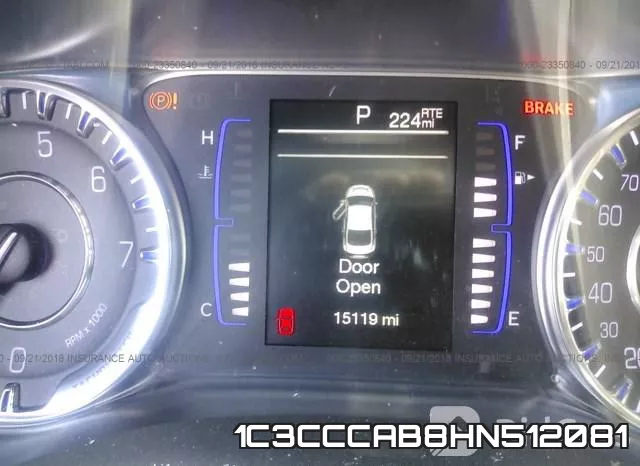 1C3CCCAB8HN512081 фото 8