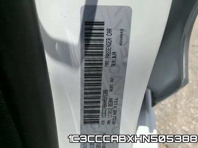 1C3CCCABXHN505388 фото 2