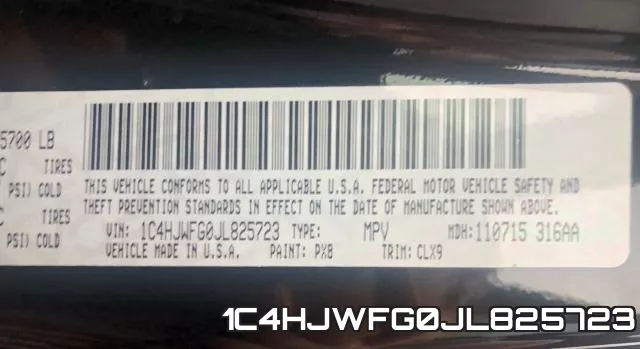 1C4HJWFG0JL825723 фото 2
