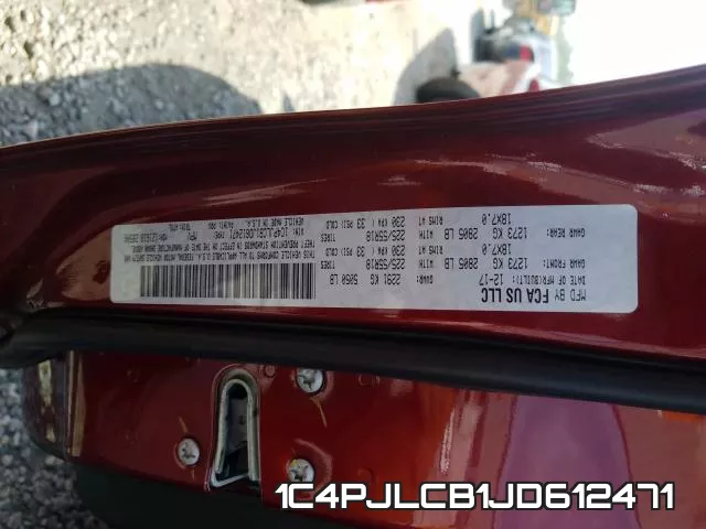 1C4PJLCB1JD612471 фото 2