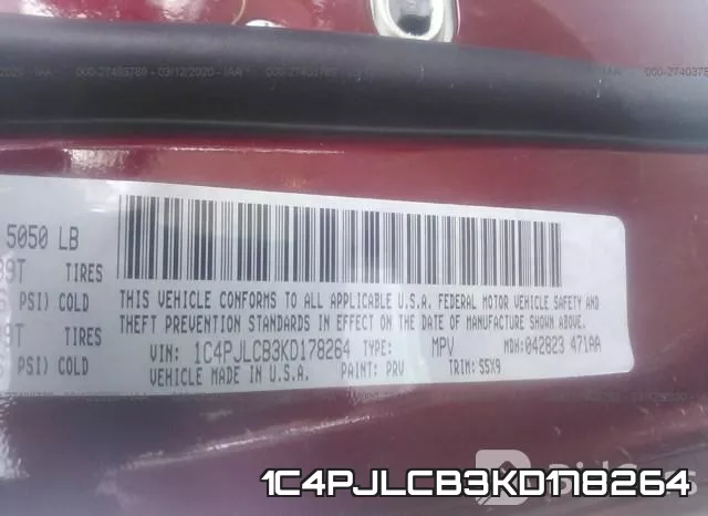 1C4PJLCB3KD178264 фото 10