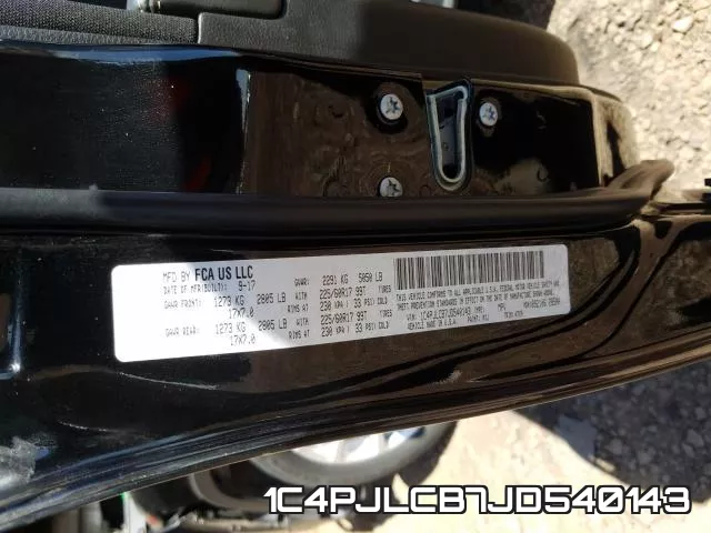 1C4PJLCB7JD540143 фото 2