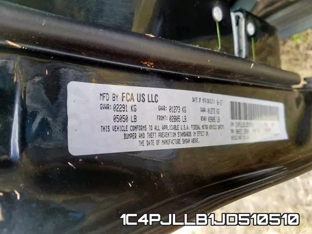 1C4PJLLB1JD510510 фото 2