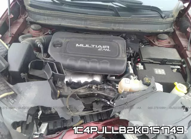 1C4PJLLB2KD151749 фото 2