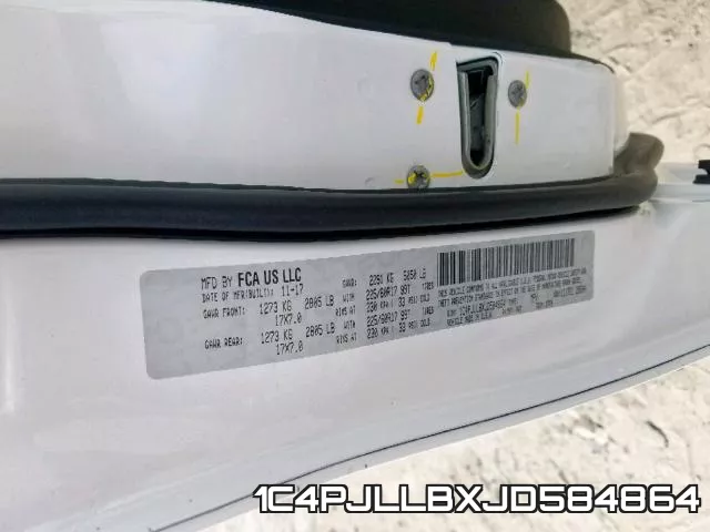 1C4PJLLBXJD584864 фото 2