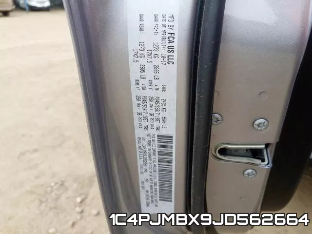 1C4PJMBX9JD562664 фото 2