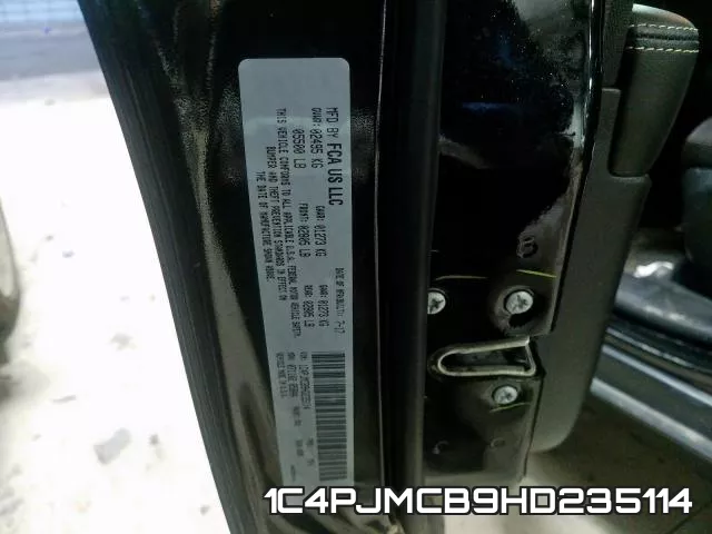 1C4PJMCB9HD235114 фото 2