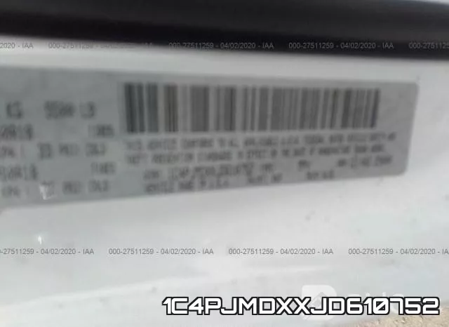 1C4PJMDXXJD610752 фото 10