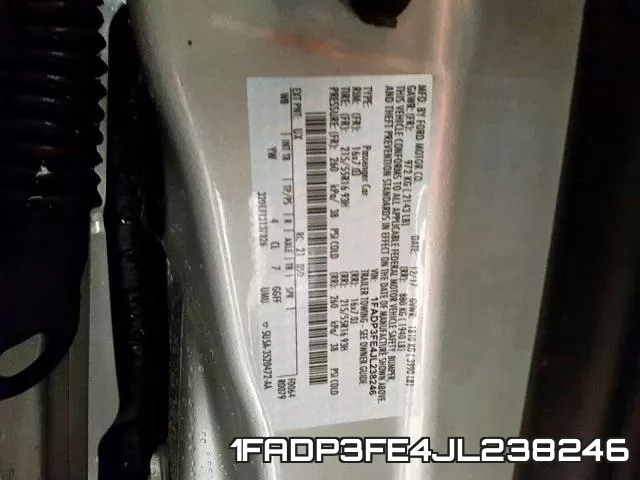 1FADP3FE4JL238246 фото 2