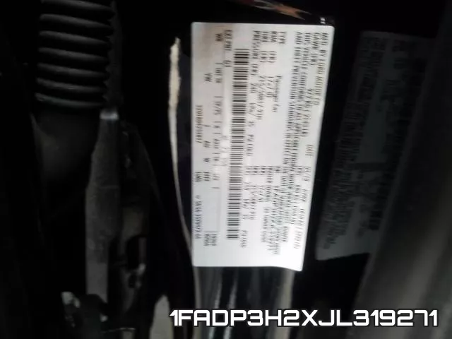 1FADP3H2XJL319271 фото 2