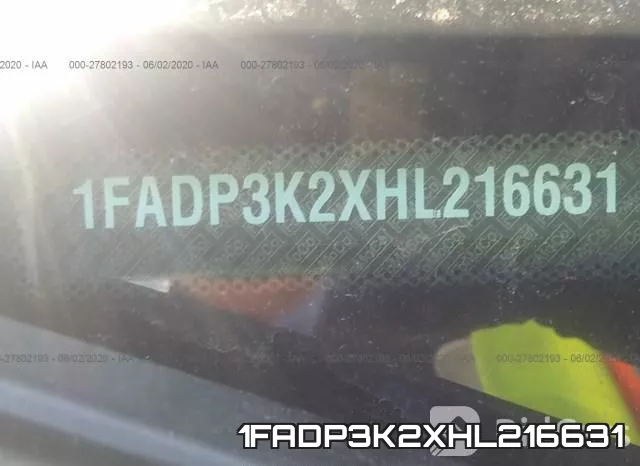 1FADP3K2XHL216631 фото 10