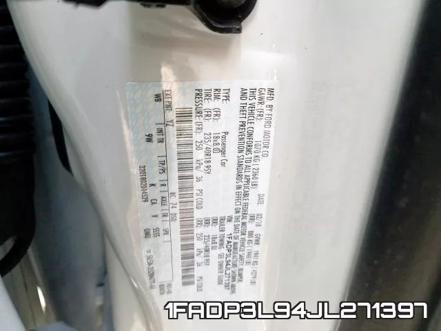 1FADP3L94JL271397 фото 2