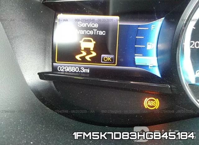 1FM5K7D83HGB45184 фото 8
