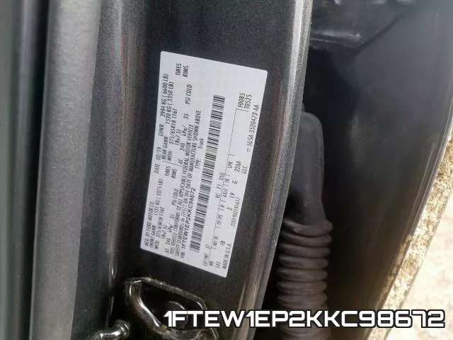 1FTEW1EP2KKC98672 фото 2