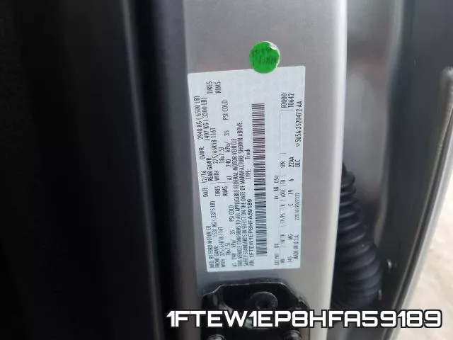 1FTEW1EP8HFA59189 фото 2