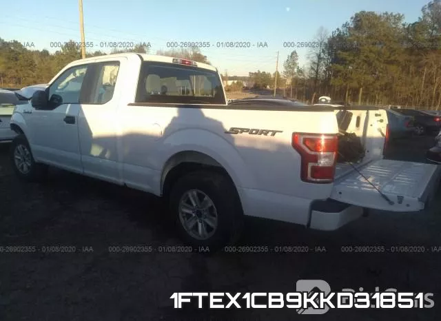 1FTEX1CB9KKD31851 фото 4