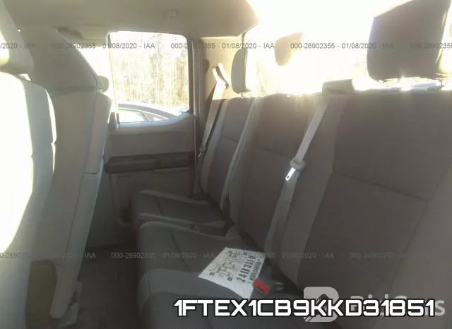 1FTEX1CB9KKD31851 фото 9