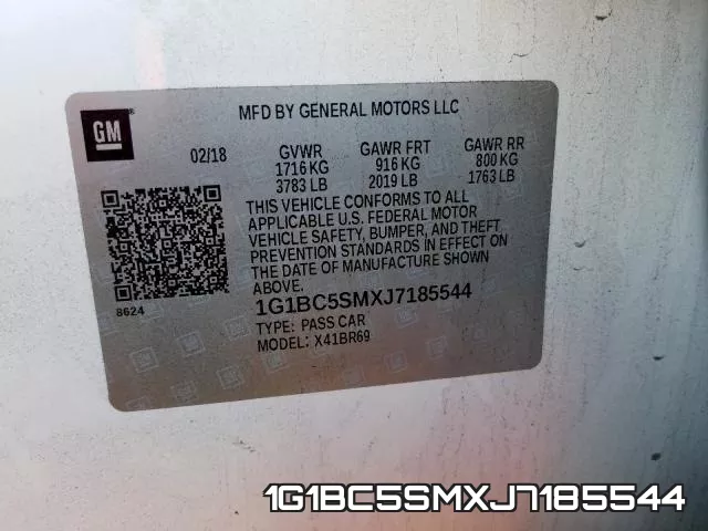 1G1BC5SMXJ7185544 фото 2
