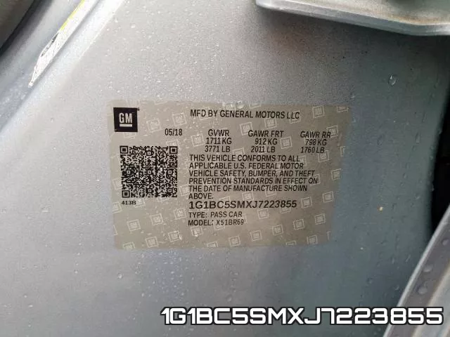 1G1BC5SMXJ7223855 фото 2