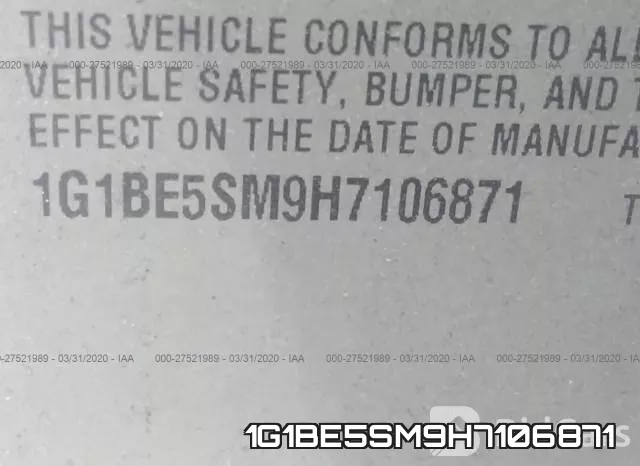 1G1BE5SM9H7106871 фото 10