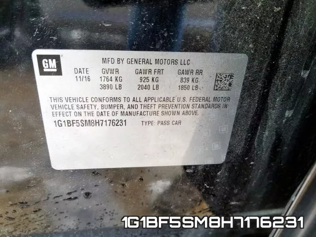 1G1BF5SM8H7176231 фото 2